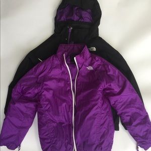 Girls 2 in 1 Northface ski jacket.